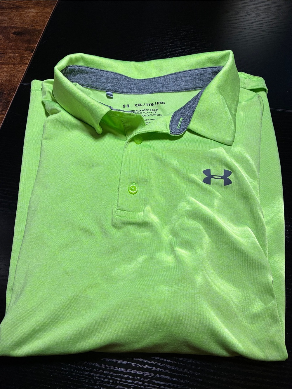 Under Armour Men’s Neon Lime Performance Polo
